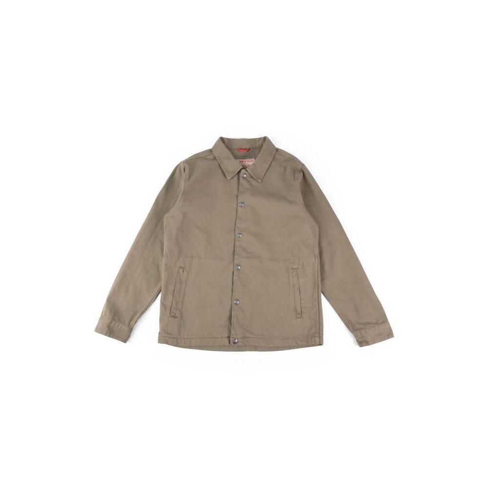 NEW IRON & RESIN men's coach jacket in olive